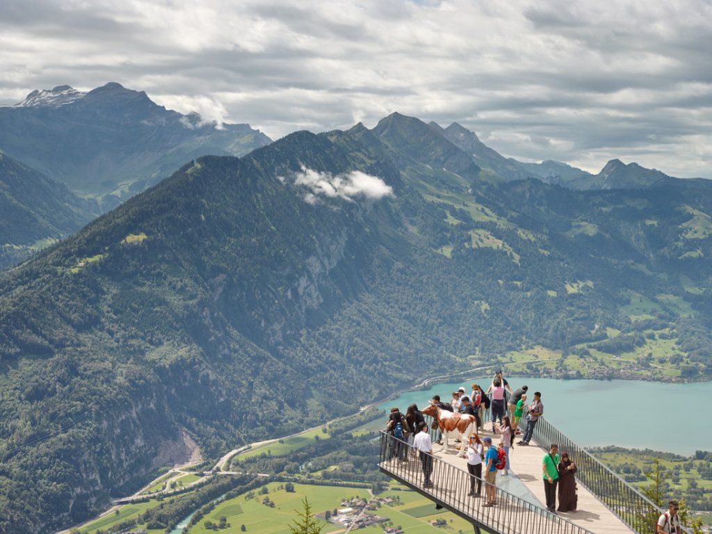 Harder Kulm - Two Lakes Bridge #1, Interlaken, Switzerland, 2016